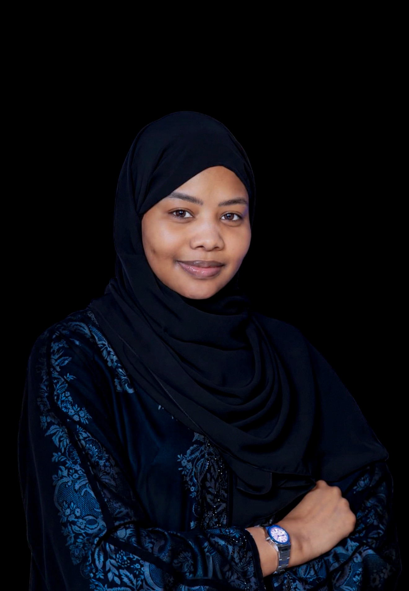 Studio portrait of Tasabeeh Adam, Founder and CEO